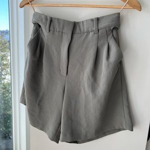 Aritzia High-waisted, double pleated short.